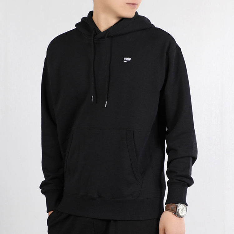 PUMA Downtown Pull Over Hoodie Black 596002-01