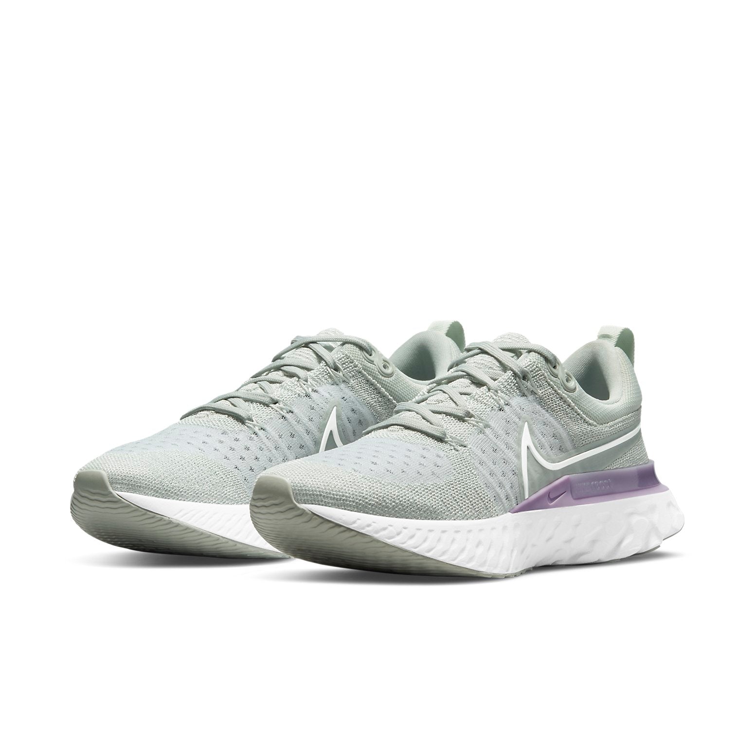 (WMNS) Nike React Infinity Run Flyknit 2 'Light Silver Lilac' CT2423-005