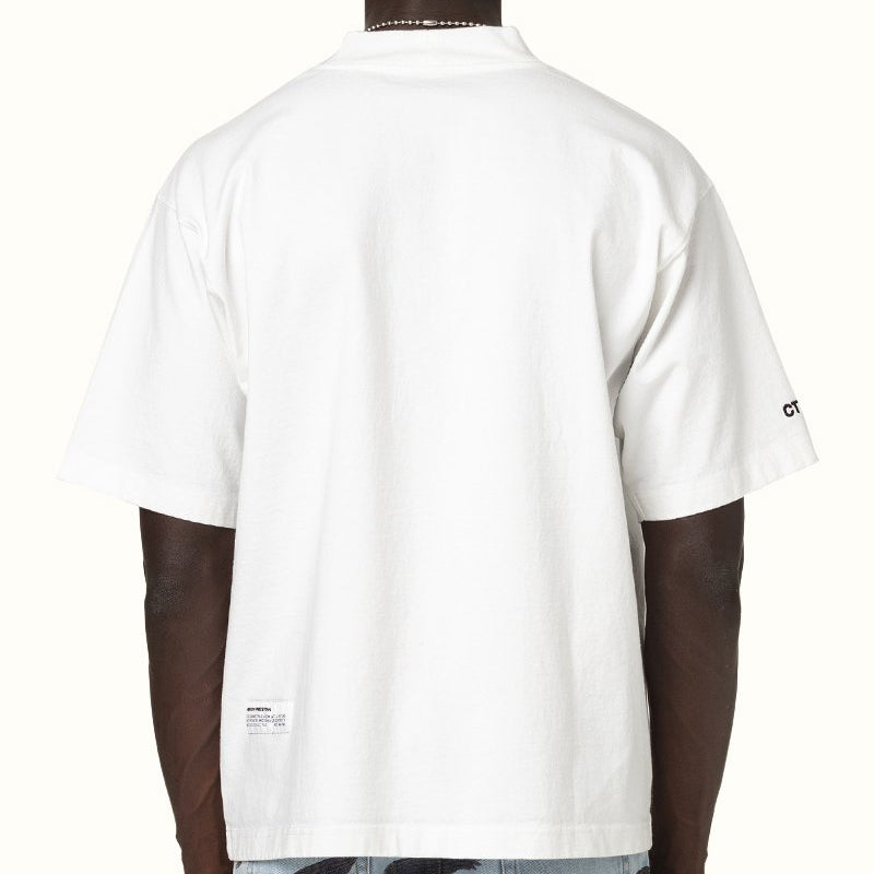 Men's HERON PRESTON Embroidered Logo White HMAA021F20JER0010110
