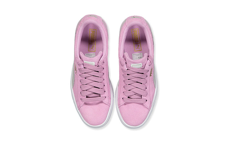 (GS) PUMA Suede Classic Casual Sneakers Pink/Grey/White 365073-19