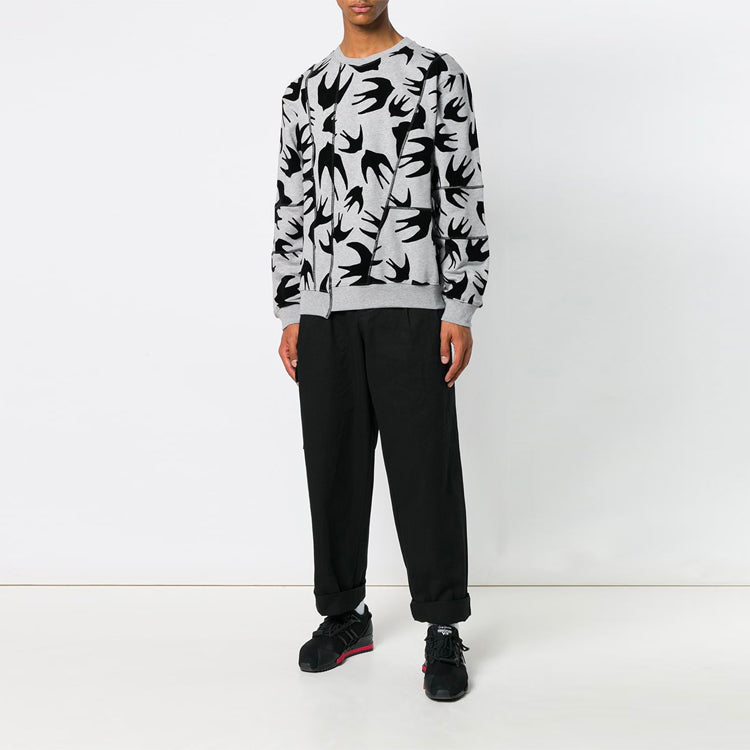 Men's McQ Alexander McQueen Round Neck Pullover light grey 519433-RLR33-1225