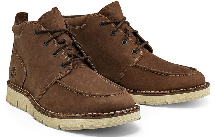 Timberland Westmore Moc Toe Chukka Wide Fit Boot 'Medium Brown Full Grain' A2GQFW