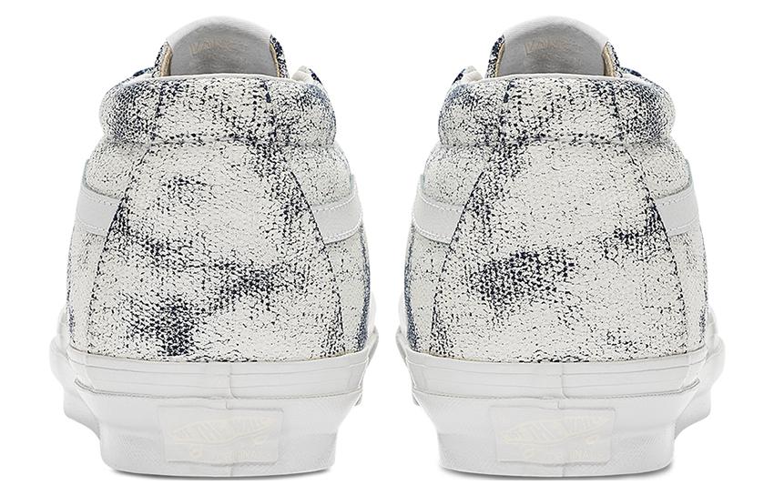 Vans OG Sk8-Mid LX 'Distress White Navy' VN0A4BVCWTM