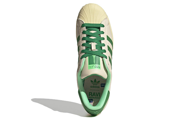 adidas Ravi Restaurant x Superstar 'Ecru Tint Green' HQ3609