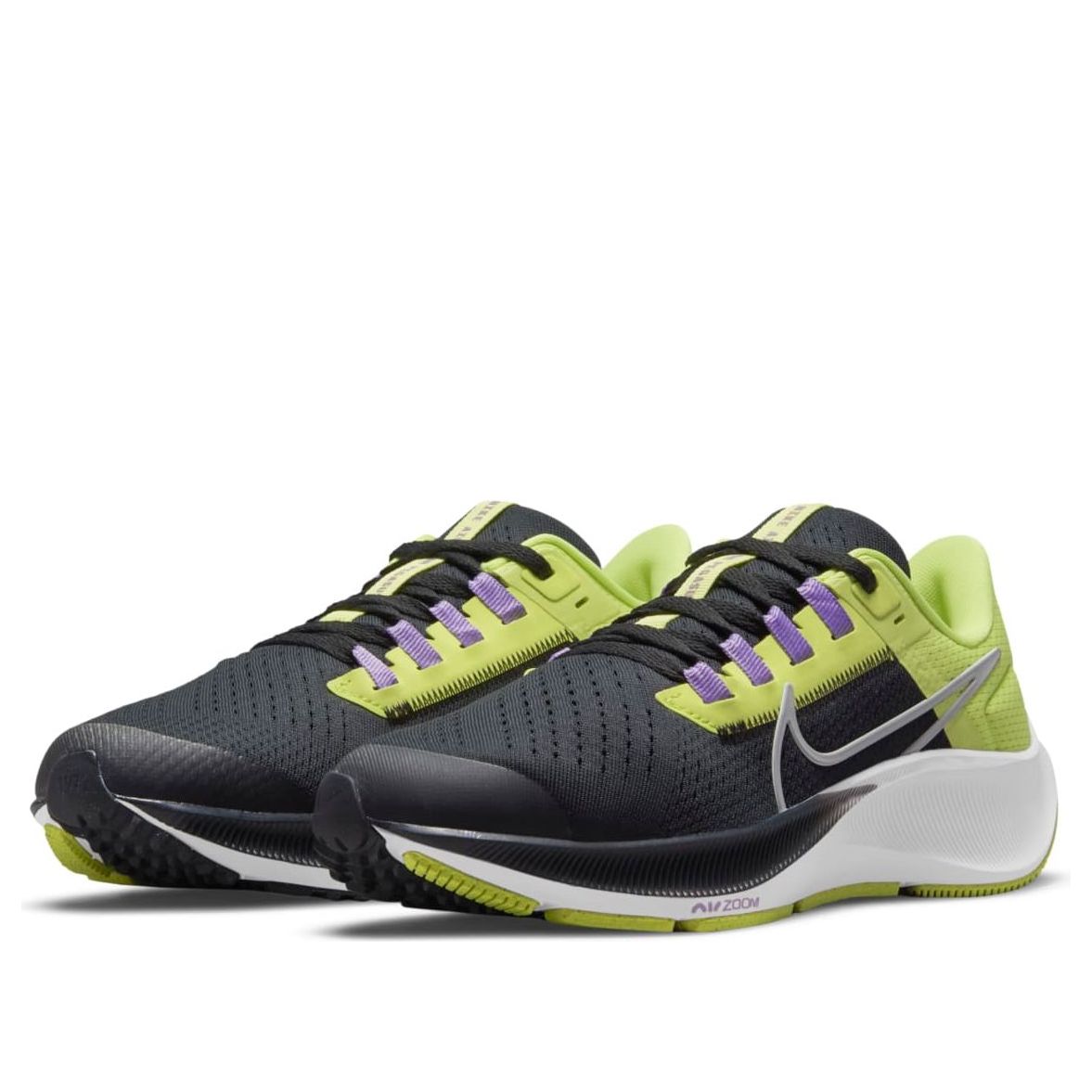 (GS) Nike Air Zoom Pegasus 38 'Dark Smoke Grey Light Lemon Twist' CZ4178-012
