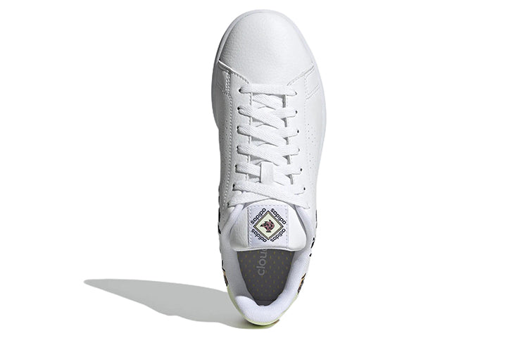 (WMNS) adidas x FARM Rio Advantage Court 'White Almost Lime' GZ4044