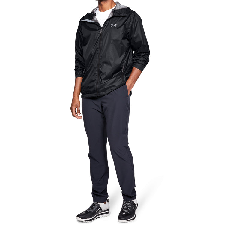 Men's Under Armour Forefront Rain Training Sports Jacket Black 1321439-001