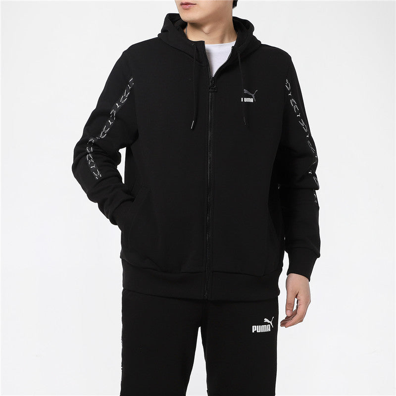 PUMA Elevate Hooded Full-Zip Jacket 'Black White' 531071-01