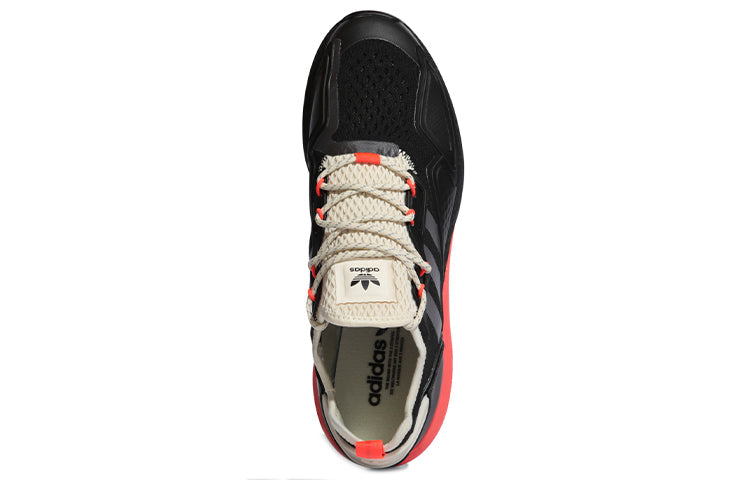 adidas ZX 2K Boost 'Core Black Grey Five Solar Red'  FV9999