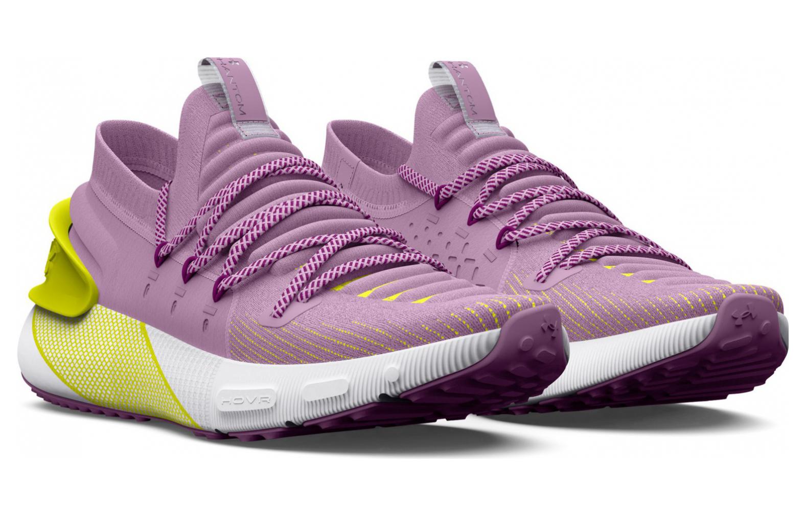 (WMNS) Under Armour HOVR Phantom 3 Running Shoes 'Fresh Orchid' 3025517503