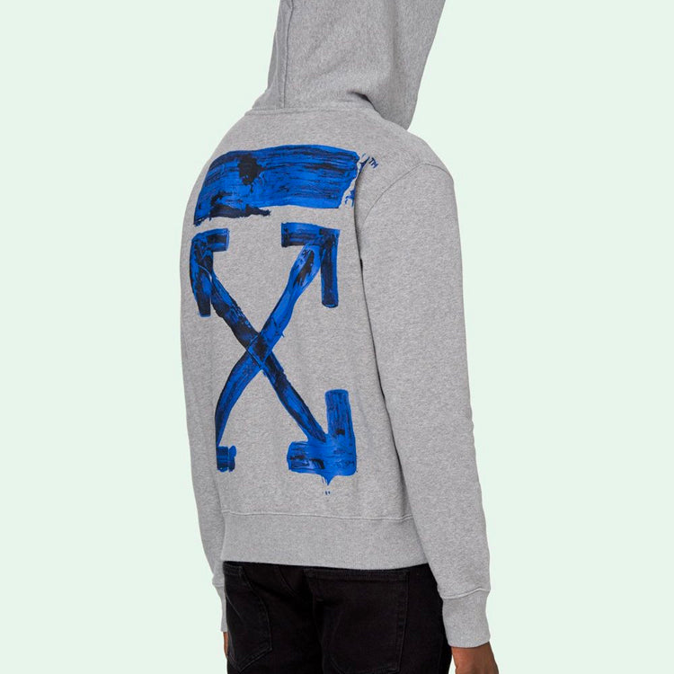 Men's Off-White Acrylic Arrows Slim Multi-Color Arrow Printing Gray OMBB034F19E300100730