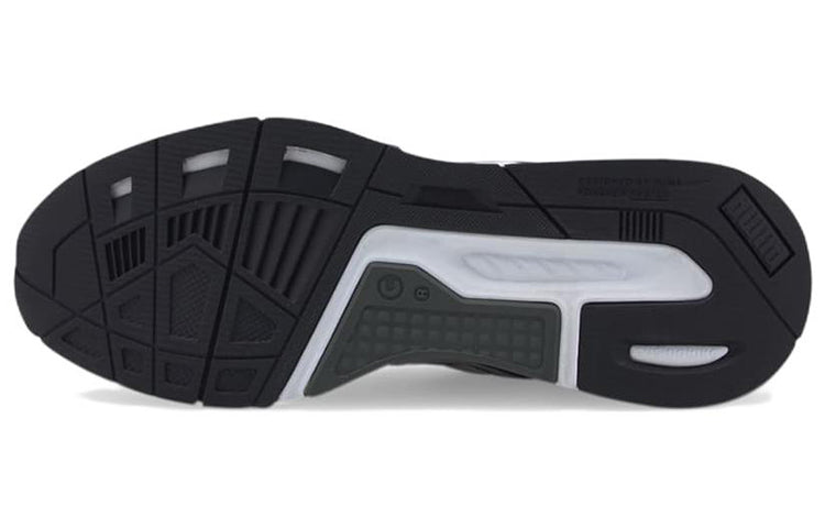 PUMA Mirage Sport Tech B+W Trainers 'White Silver' 384955-01