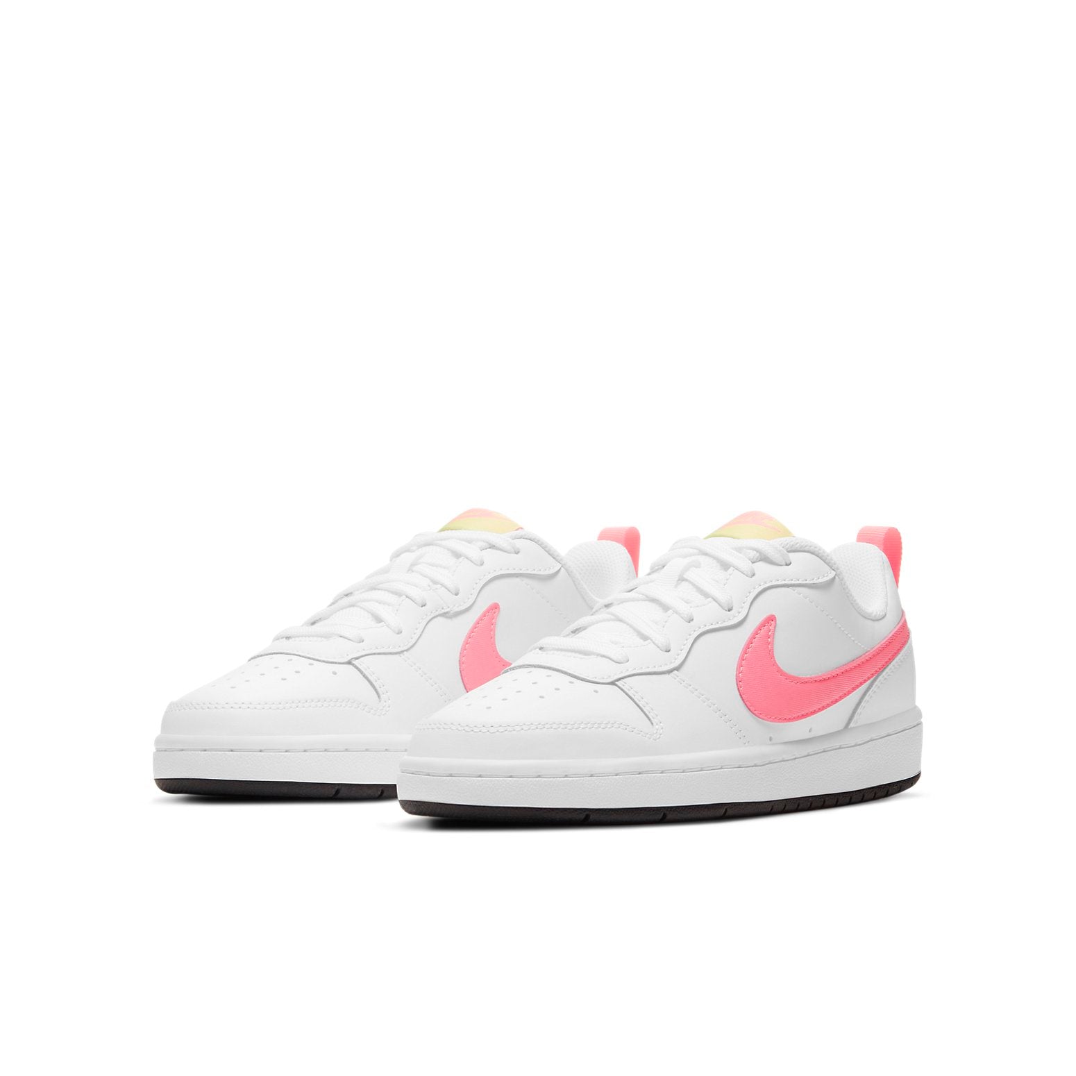 (GS) Nike Court Borough Low 2 'White Sunset Pulse' BQ5448-108