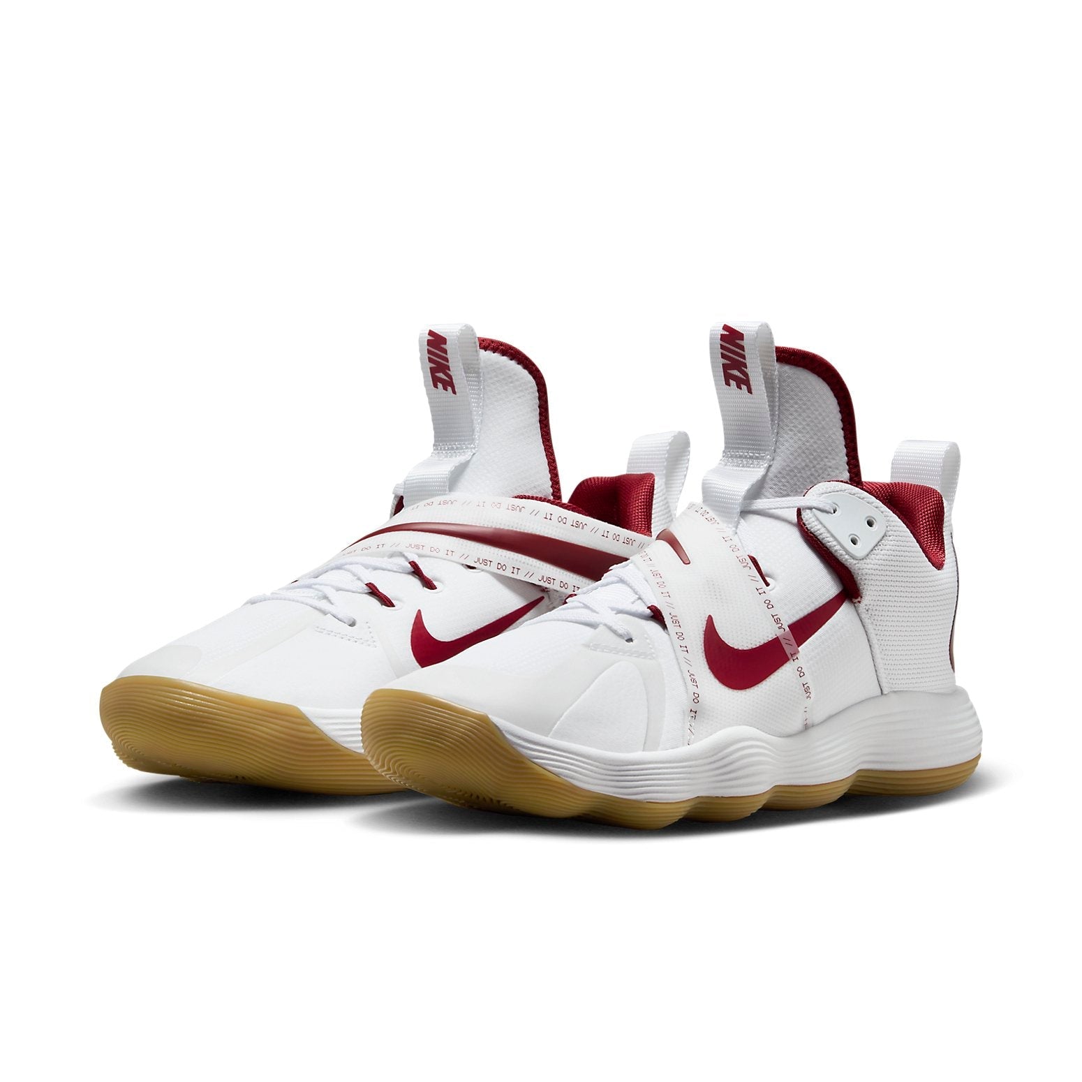 Nike React HyperSet LE Indoor Court Shoes 'White Red' DJ4473-101