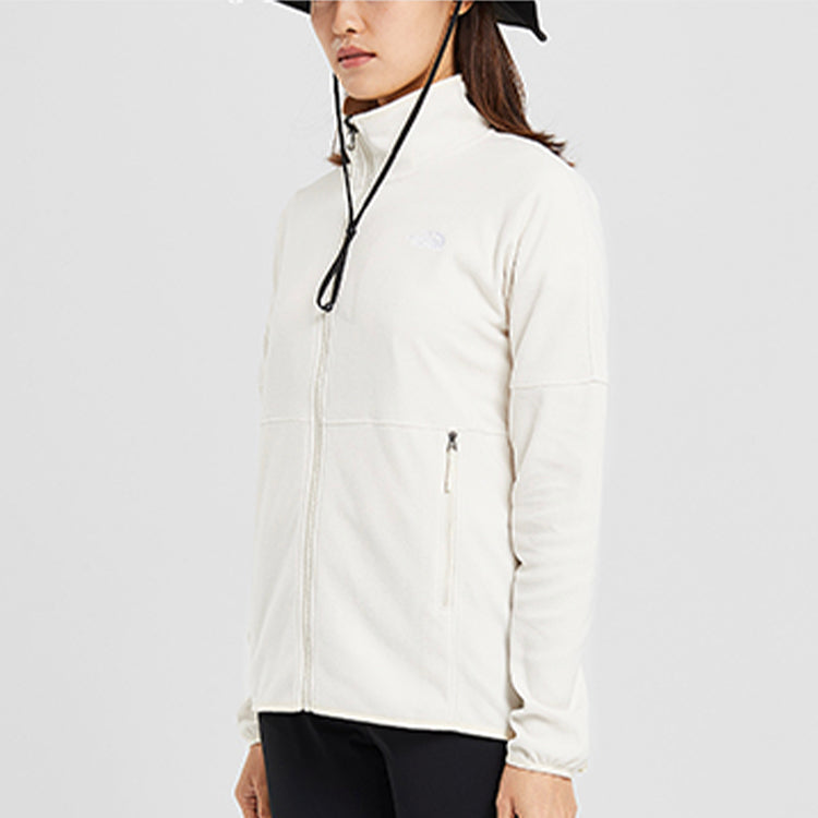 (WMNS) THE NORTH FACE Outdoor Sports Fleece Hoodie White 49AZ-K82