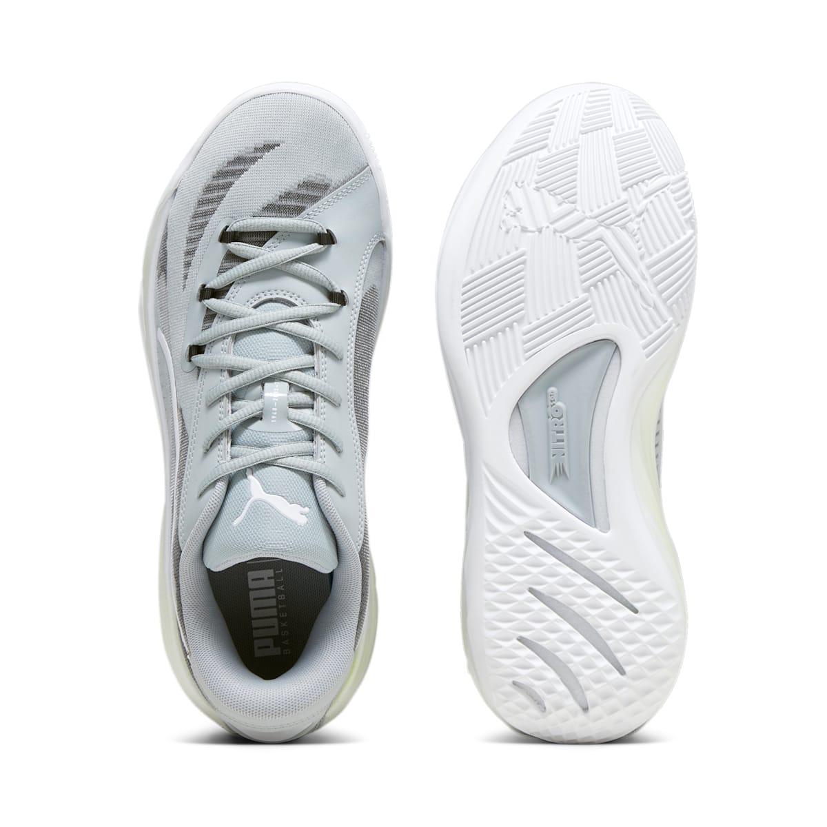 PUMA All-Pro Nitro TEAM Sneakers 'Grey White' 379081-05