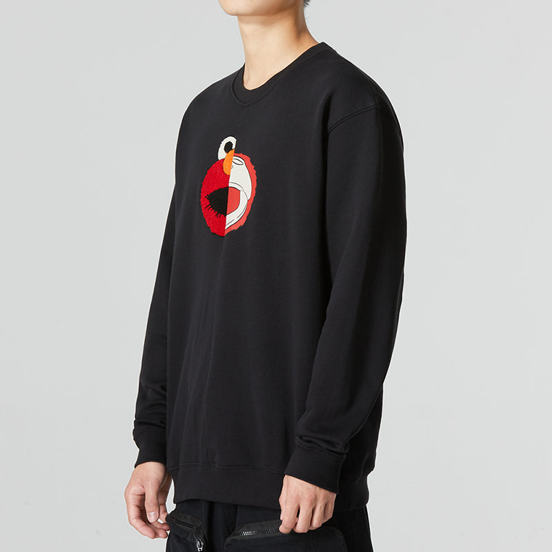 Men's adidas neo U Jf Ss Sweat Athleisure Casual Sports Alphabet Printing Round Neck Black HM9945