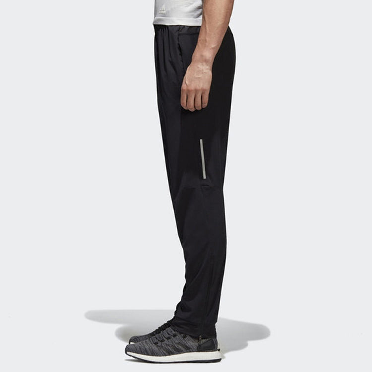 adidas Zipper Tatting Sports Pants Men Black CW5782