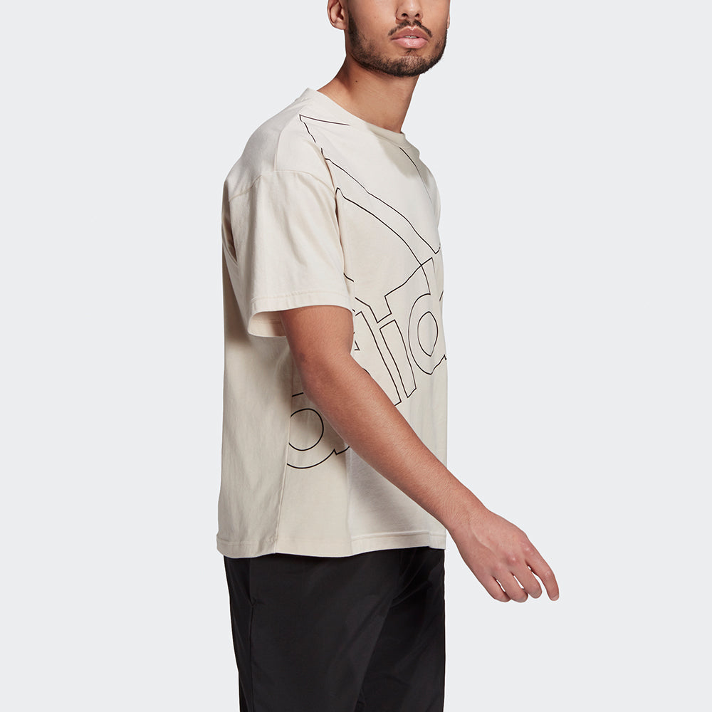 adidas U Favs Q1 T Casual Sports Round Neck Short Sleeve Creamy White GK9423