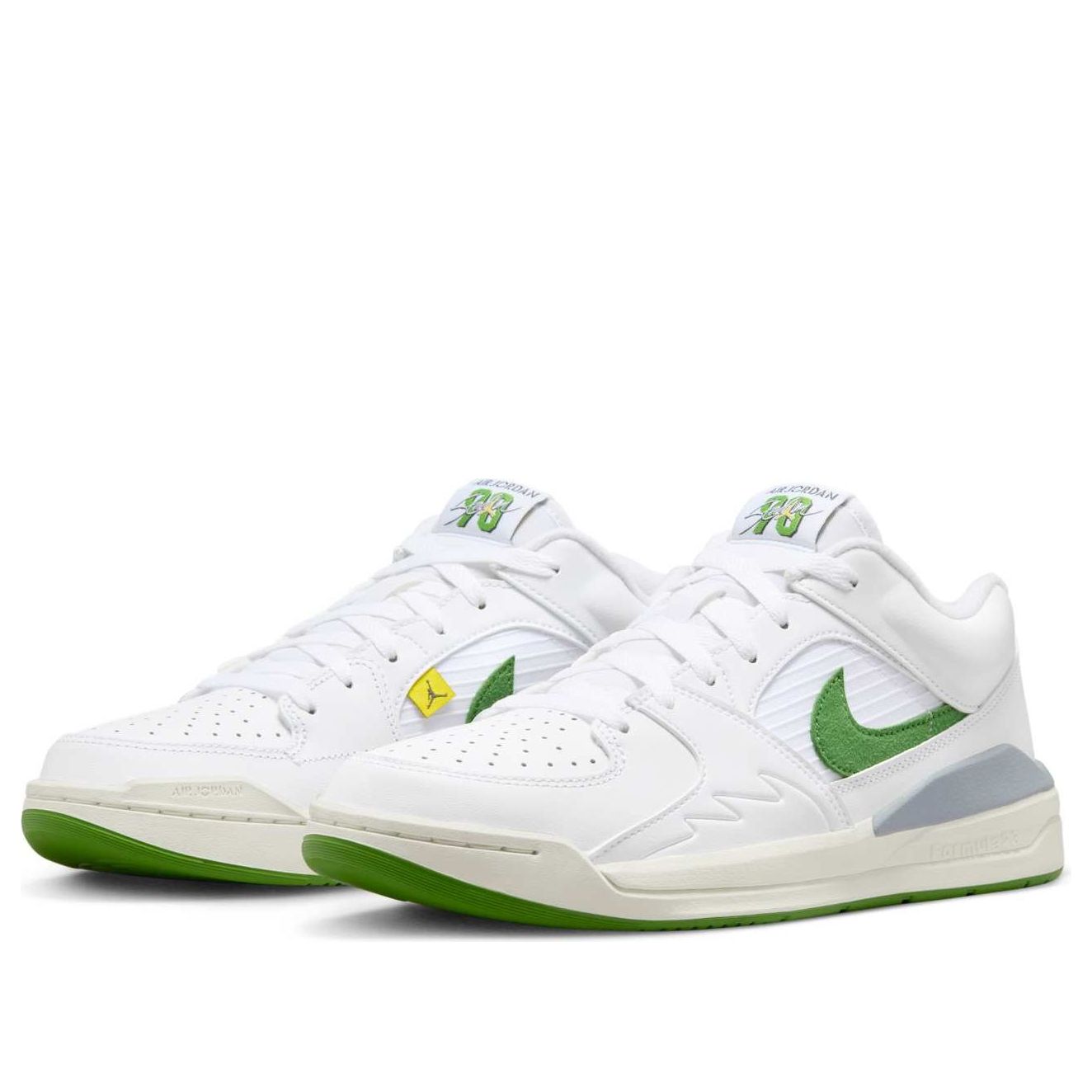 (WMNS) Air Jordan Stadium 90 'White Sail Lightning Chlorophyll' HF4984-100
