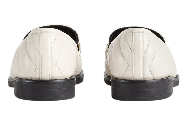 (WMNS) Gucci Loafer With Double G 'White' 670399-BKO60-9022