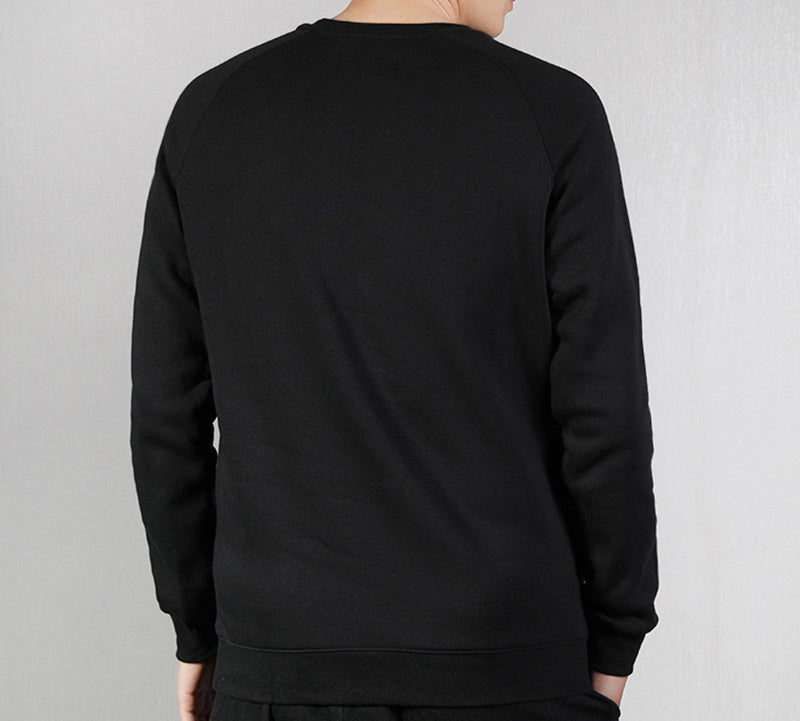 Air Jordan Fleece Knit Round Neck Hoodie Men's Black BQ5746-010