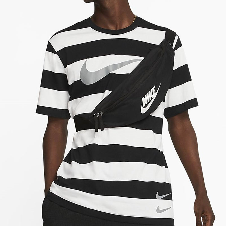 Nike Swoosh Stripe TEE Men White/Black CQ5197-100