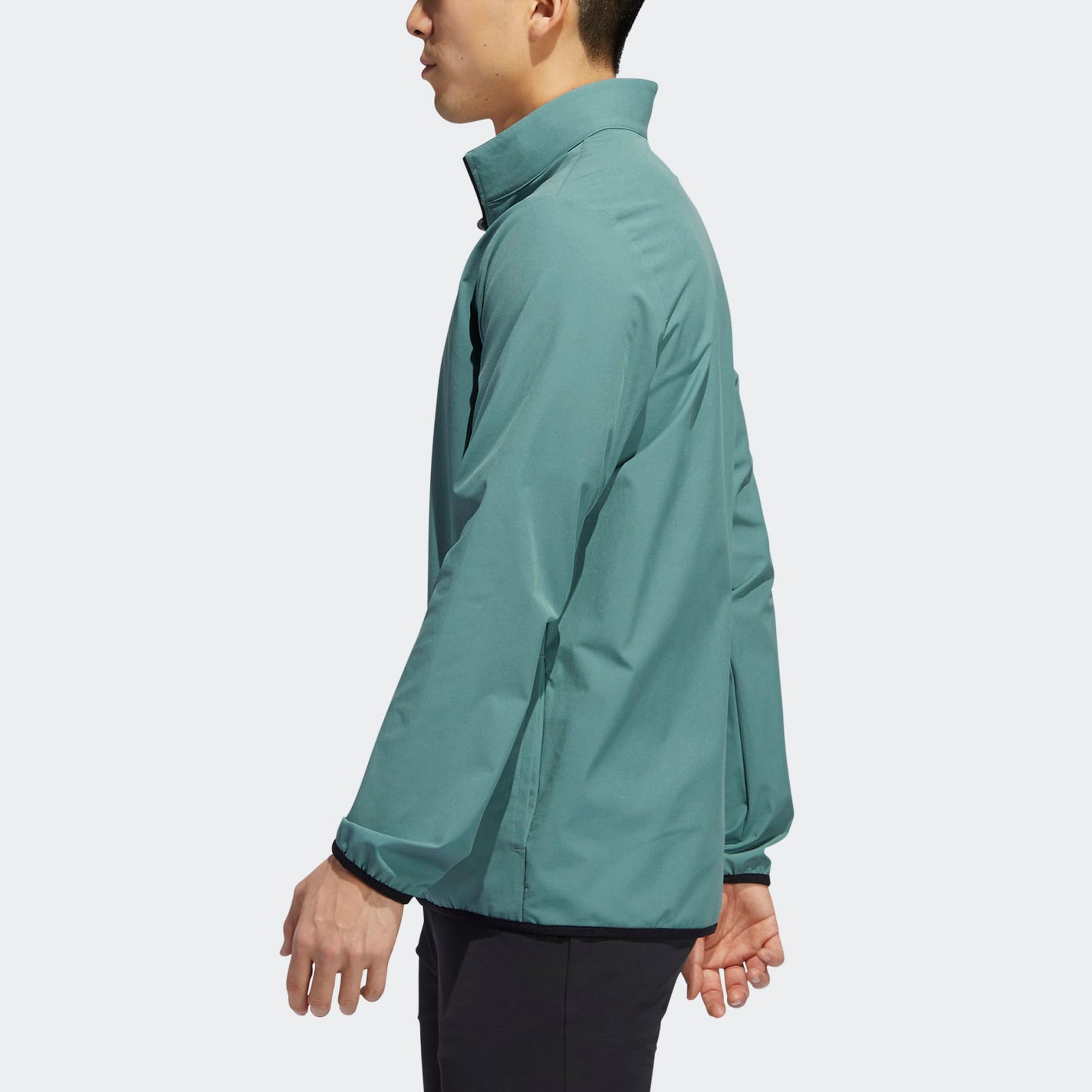 adidas Golf Sports Windproof Stand Collar Jacket Green FR4244