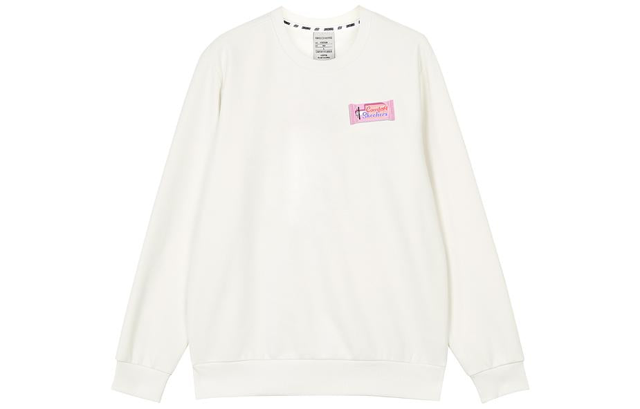 Skechers Logo Printed Crew Sweatshirt 'Grey White Black Blue' L422U242