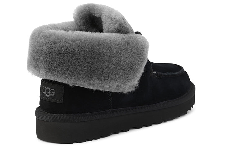 (WMNS) UGG Diara Lacing Fleece Lined Black 1113090-BLK