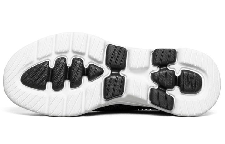 (WMNS) Skechers Go Walk 5 'Dark Grey White' 15952-BKGY