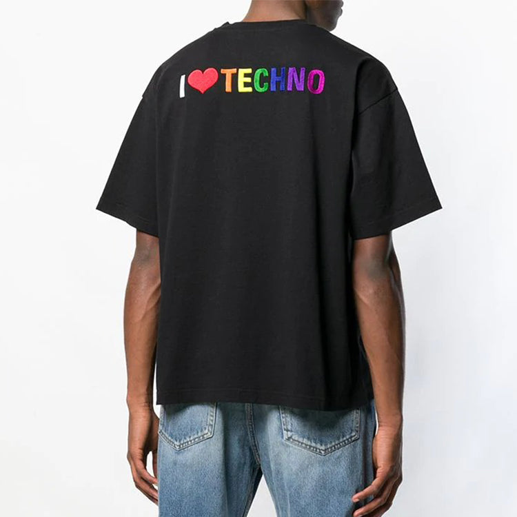 Balenciaga Tech Short Sleeve Unisex Black 556133TDV201000