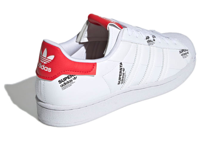 adidas Superstar 'White Vivid Red' GV7672