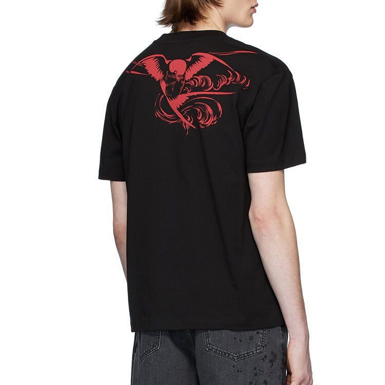 Alexander McQueen Letter Printing Male Black 291571-R0T24-1000