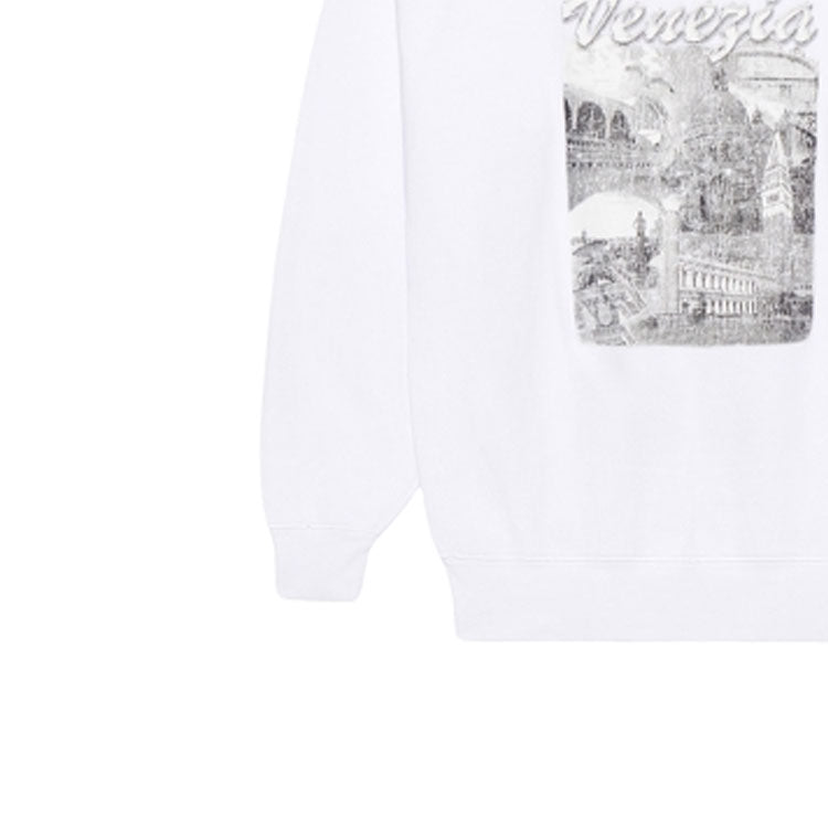 Balenciaga Venezia Print Sweater 'White' 652981TKV899094