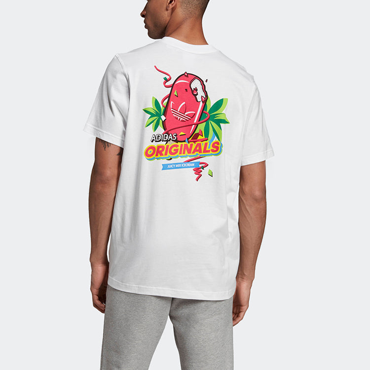 adidas originals Bodega Popsicle Back Printing Short Sleeve White ED7062