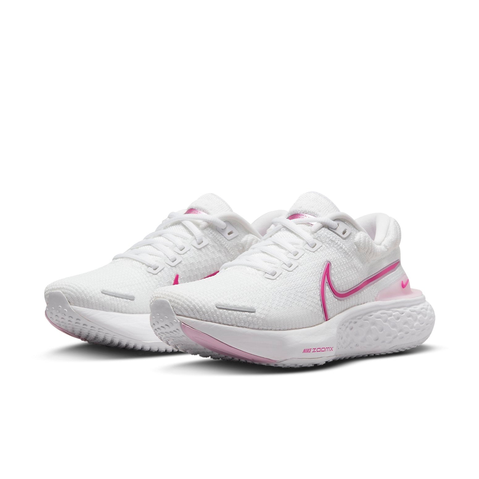 (WMNS) Nike ZoomX Invincible Run Flyknit 2 'White Pink Prime' DC9993-100