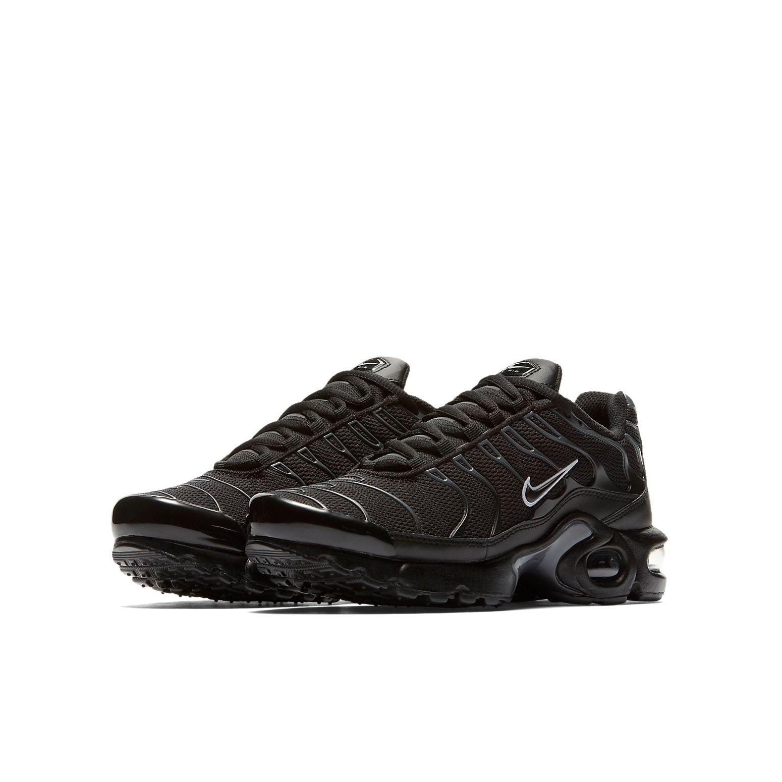 (GS) Nike Air Max Plus 'Black Pure Platinum' 655020-053