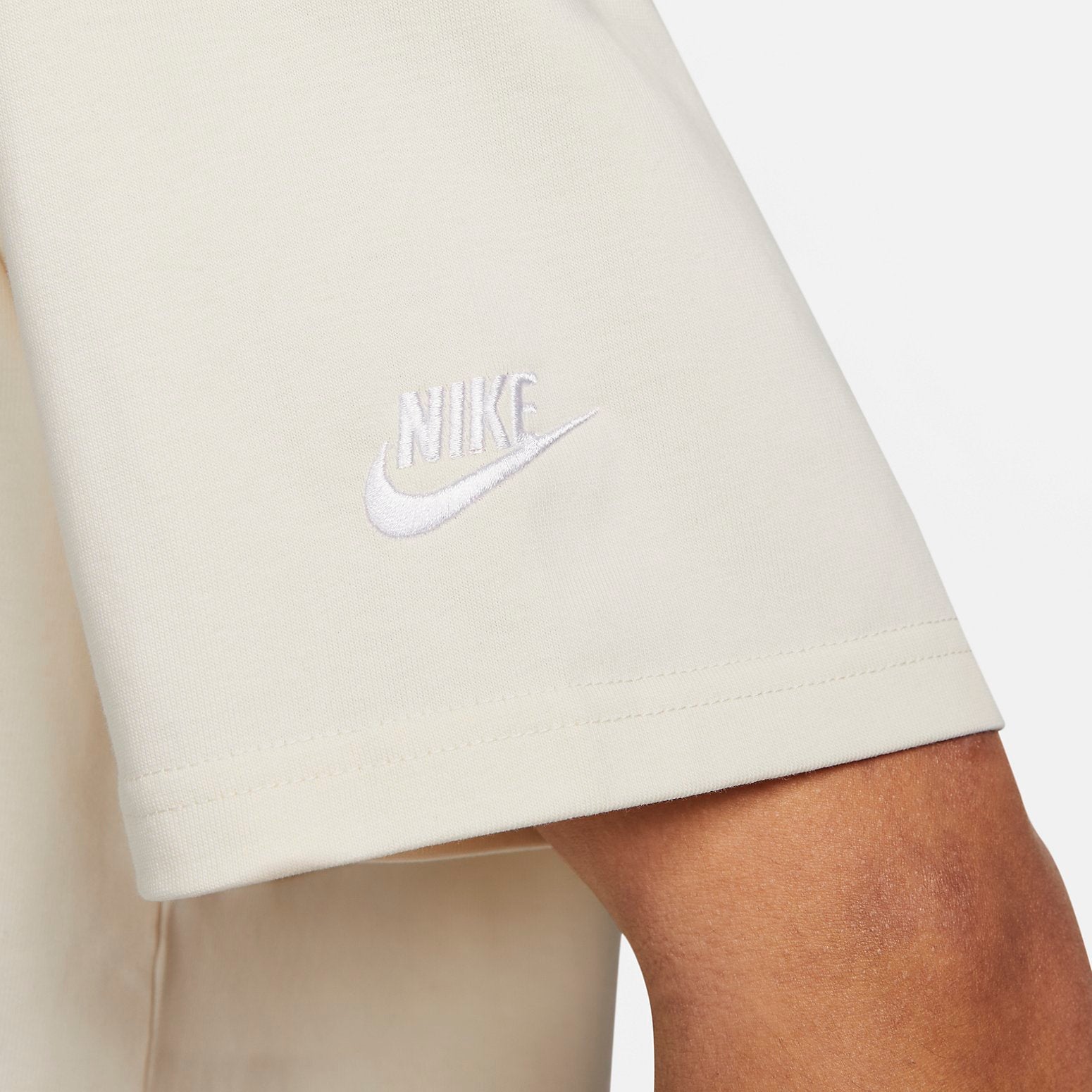 Nike Dri-FIT Quick-Drying Short-Sleeved Top 'Beige' FB4396-901