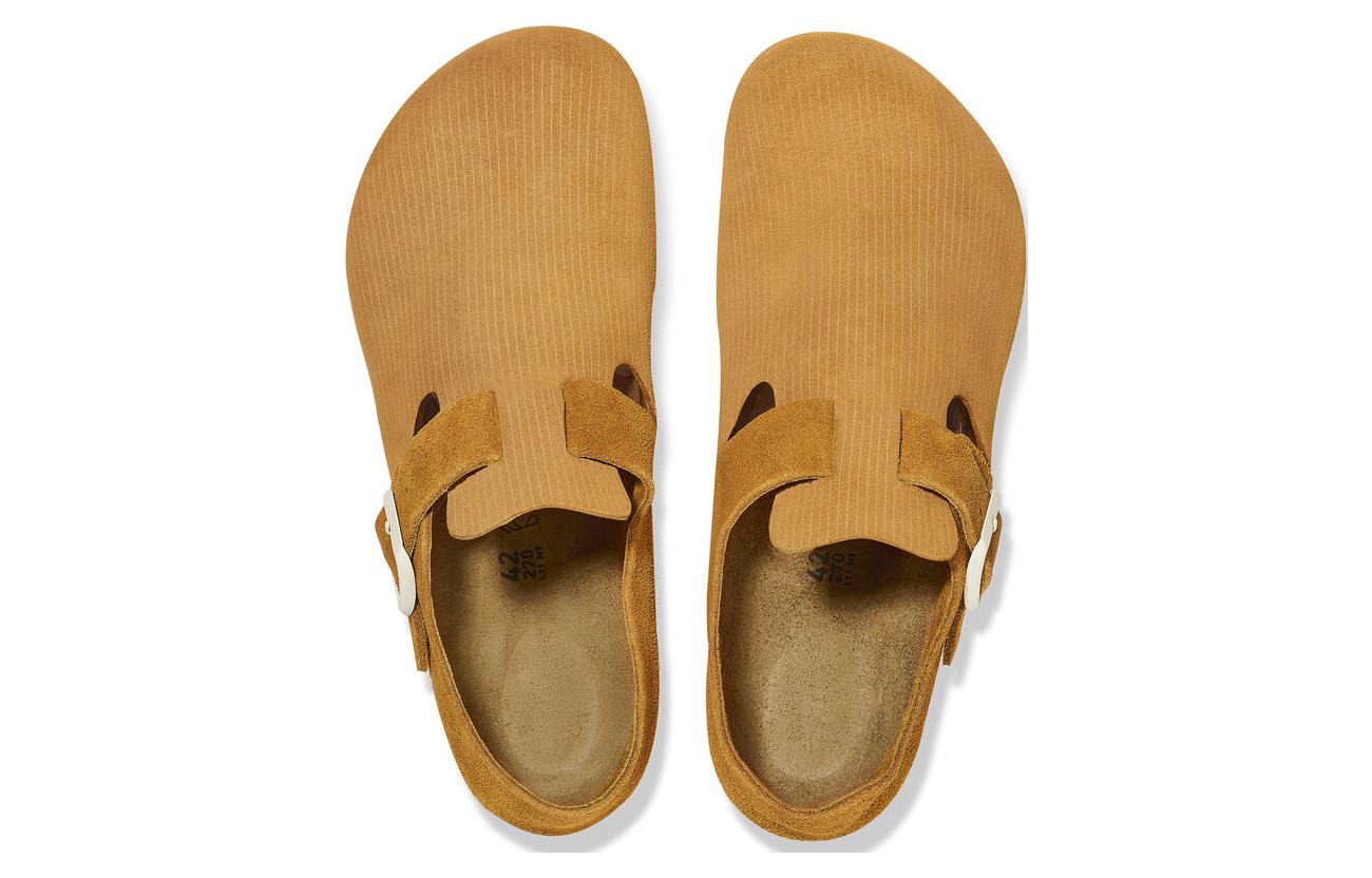 Birkenstock London Suede Leather Narrow Fit 'Cork Brown' 1025622