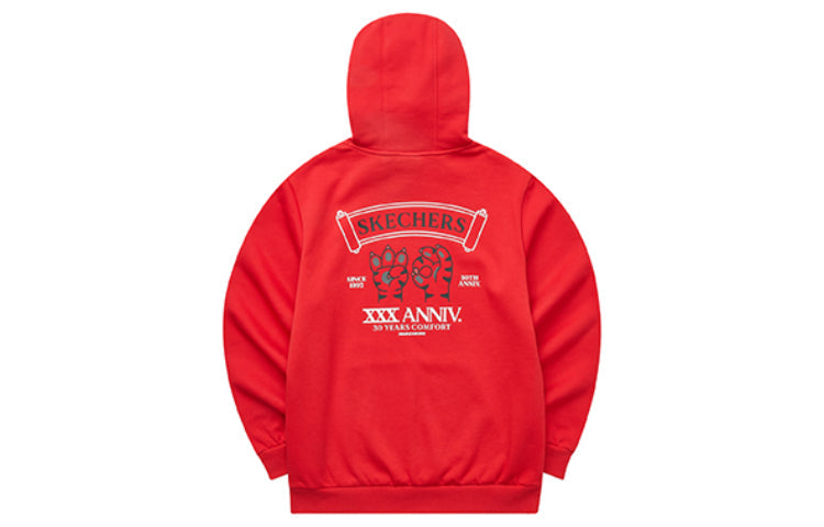 Skechers Graphic Hoodie 'White Black Red Blue' L122U269
