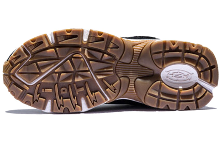 Skechers Stamina Sneakers Black/White/Brown 51710-BKW