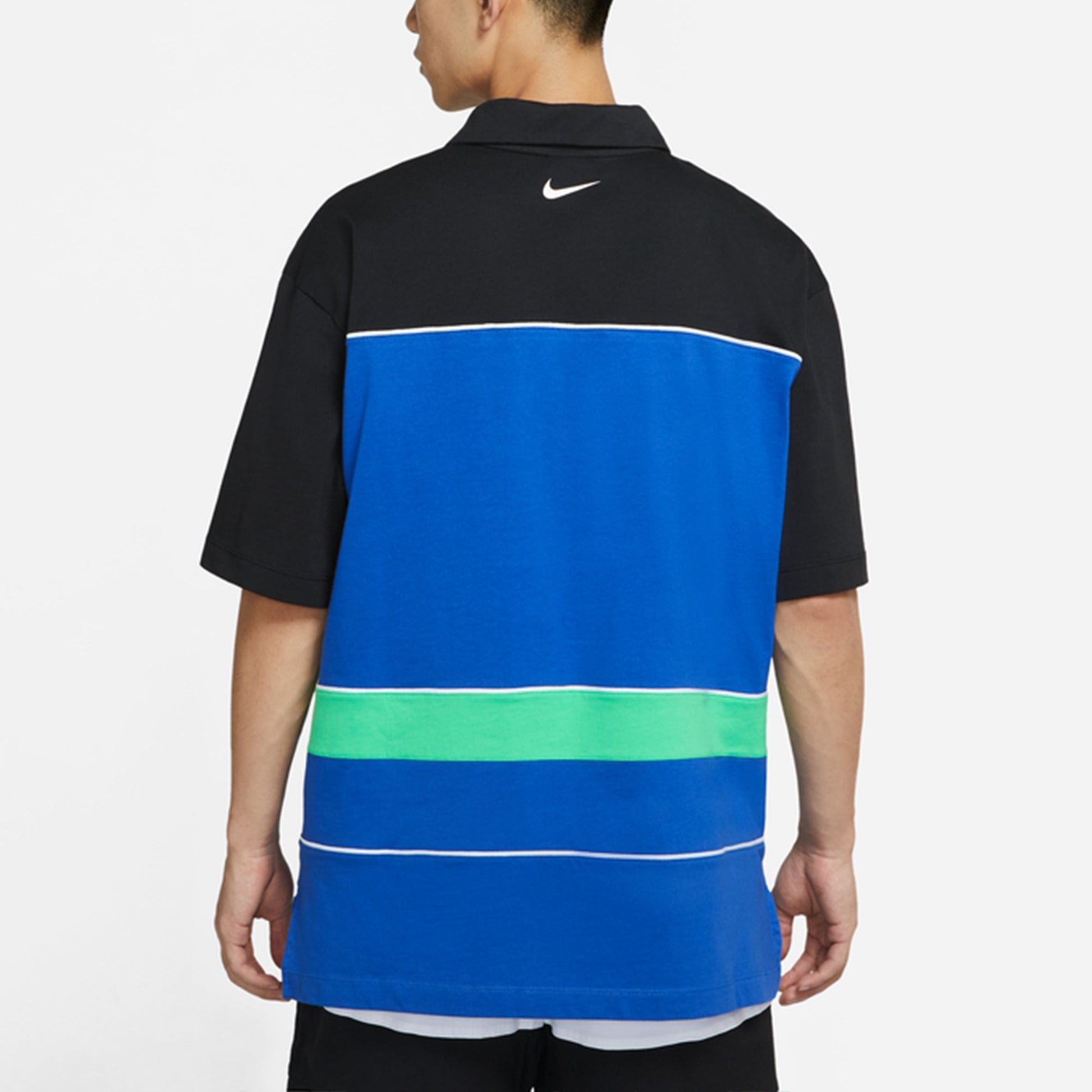 Nike Sportswear Contrasting Colors Athleisure Casual Sports Short Sleeve Polo Shirt Blue DM7918-480