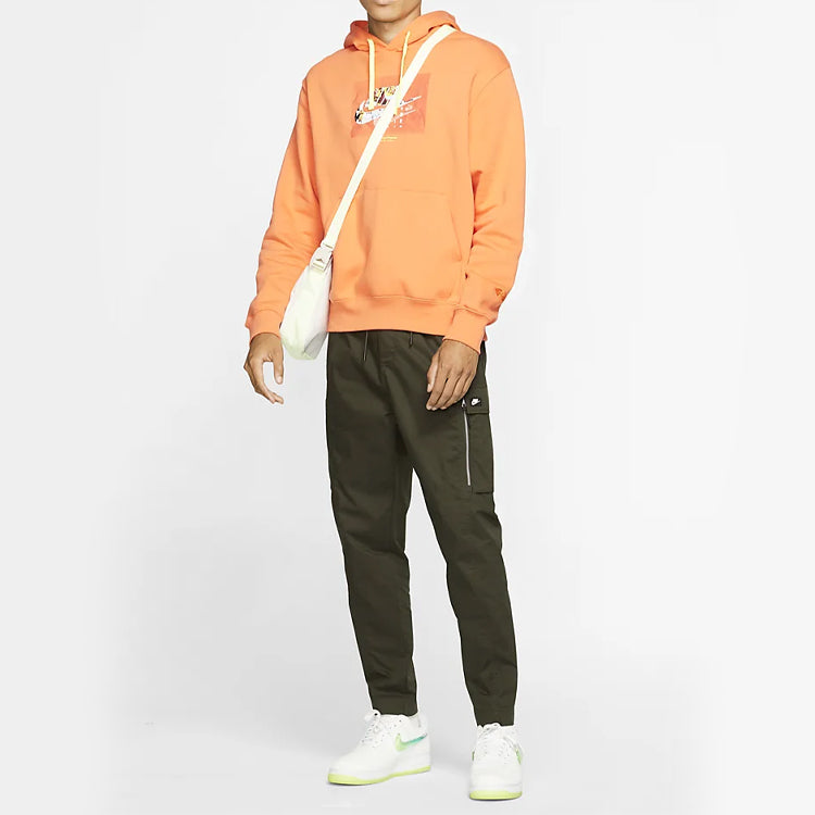 Nike SPORTSWEAR Woven Cone Long Pants Red Green Redgreen BV3128-355