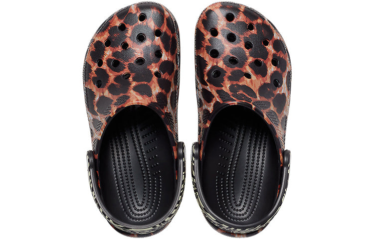 Crocs Classic animal Beach Sandals Unisex Black 207840-0ZR