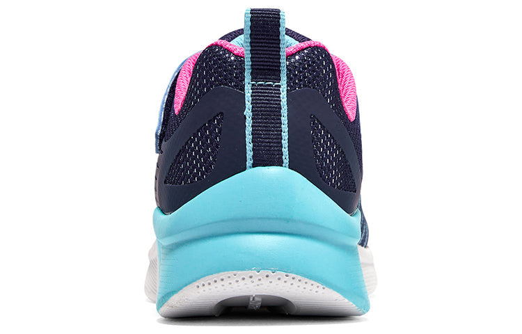 (GS) Skechers Microspec Rejoice Racer Athletic Sneakers 'Black Blue Pink' 302349L-NVMT