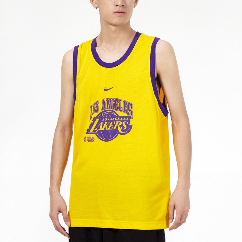 Men's Nike Tank Dna Cts 75 Sports Basketball Jersey/Vest Yellow DB1277-728