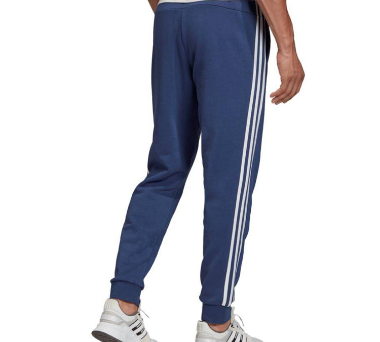 adidas Classic Logo Printing Drawstring Sports Pants Blue FM6276