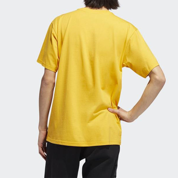 adidas originals BB Pillar Tee Short Sleeve Yellow EC7378
