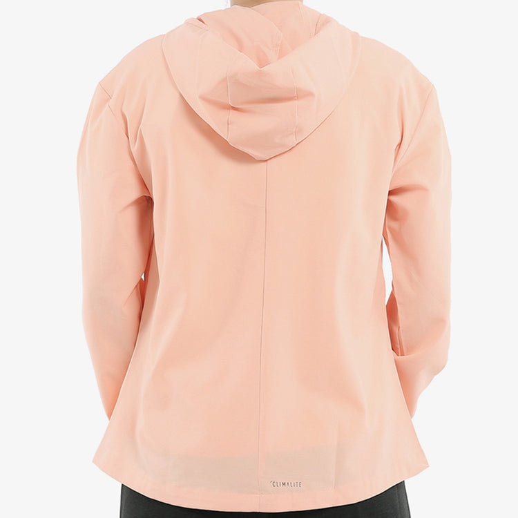 (WMNS) adidas neo Alphabet Printing Sports Hooded Jacket Gray Pink FL4426